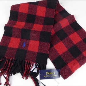Polo Ralph Lauren Buffalo Plaid Reversible Scarf
